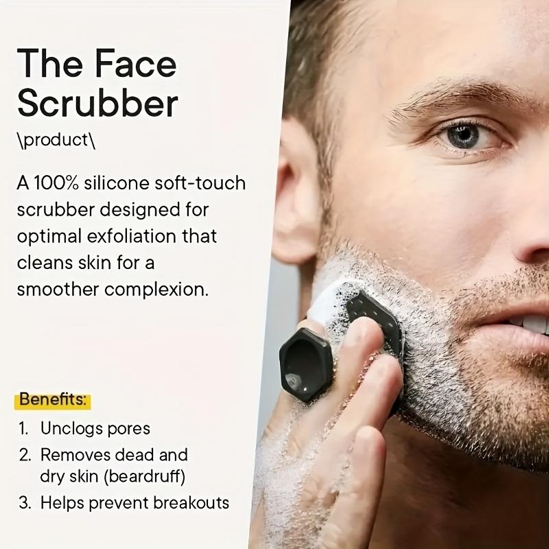 3er-Pack Herren Gesichtsreiniger - Sanfte Peeling-Pads Tiefenreinigungsmassagegerät Parfümfrei Persönliche Pflege Geeignet