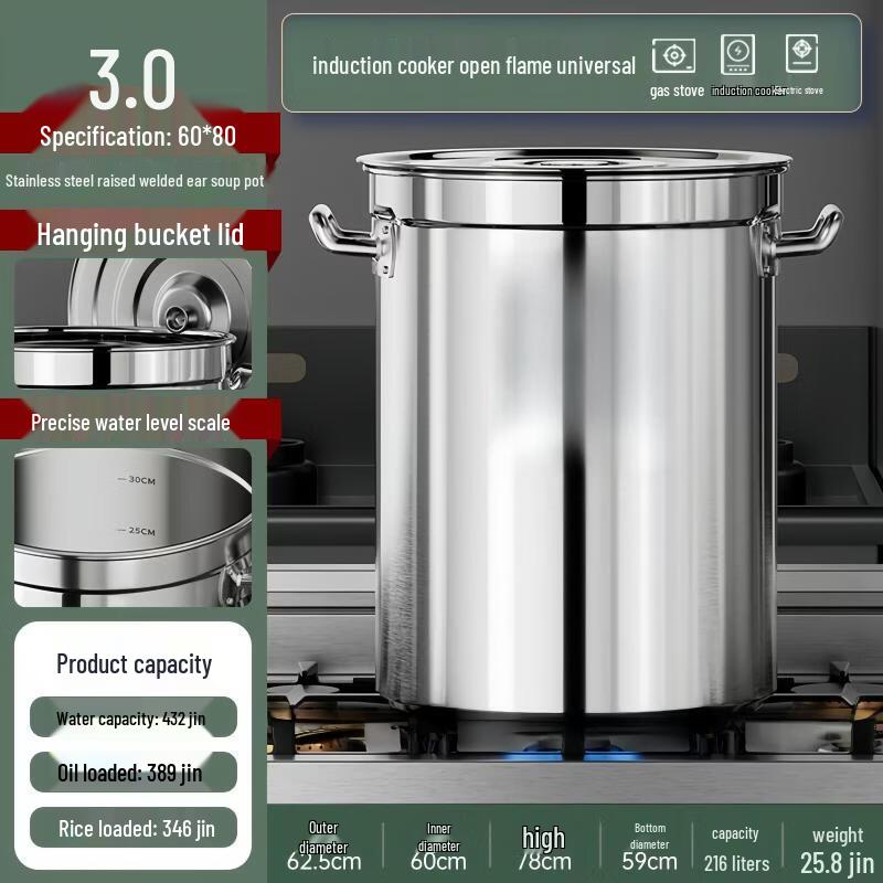Extra Thick Stainless Steel Stock Pot