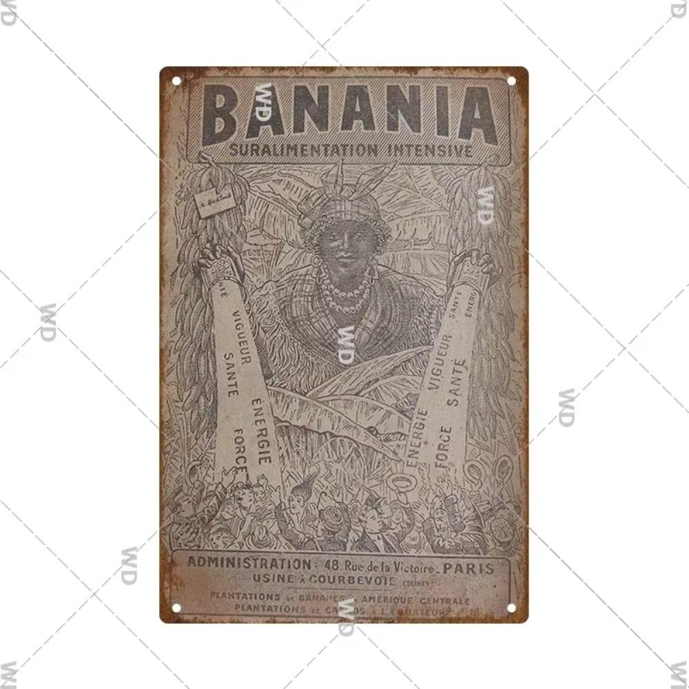 Chocolat Hot Drink Metal Poster Vintage Art Plate Signs Wall Deco Tin Sign Print Plaques Exquisite Crafts Decor Piece