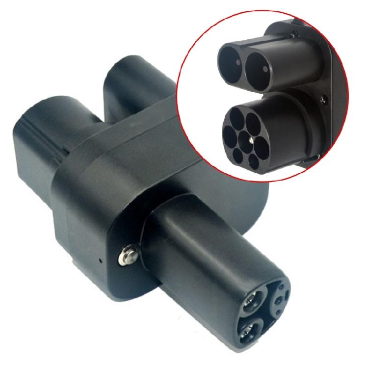 Lightweight CCS2 Converter Convenient Charging Solution Versatile CCS2 Charging Adapter Quick Installation for Auto