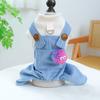 PETCIRCLE Pet Circle Dog Quad Pet Clothing Clothing Corduroy Good Friends Overalls Collection