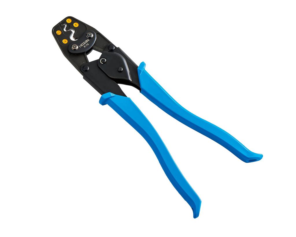 HOZAN Crimping JIS C9711 14sq Compatible Model with Handle and Forming Check Mechanism Tool, P-76, Compliant, Easy-to-Operate Built-in