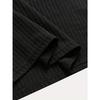 Men's Fashion Knitted Polo Shirts Short Sleeve Turn-down Collar Colid Color Simple T-shirt Top