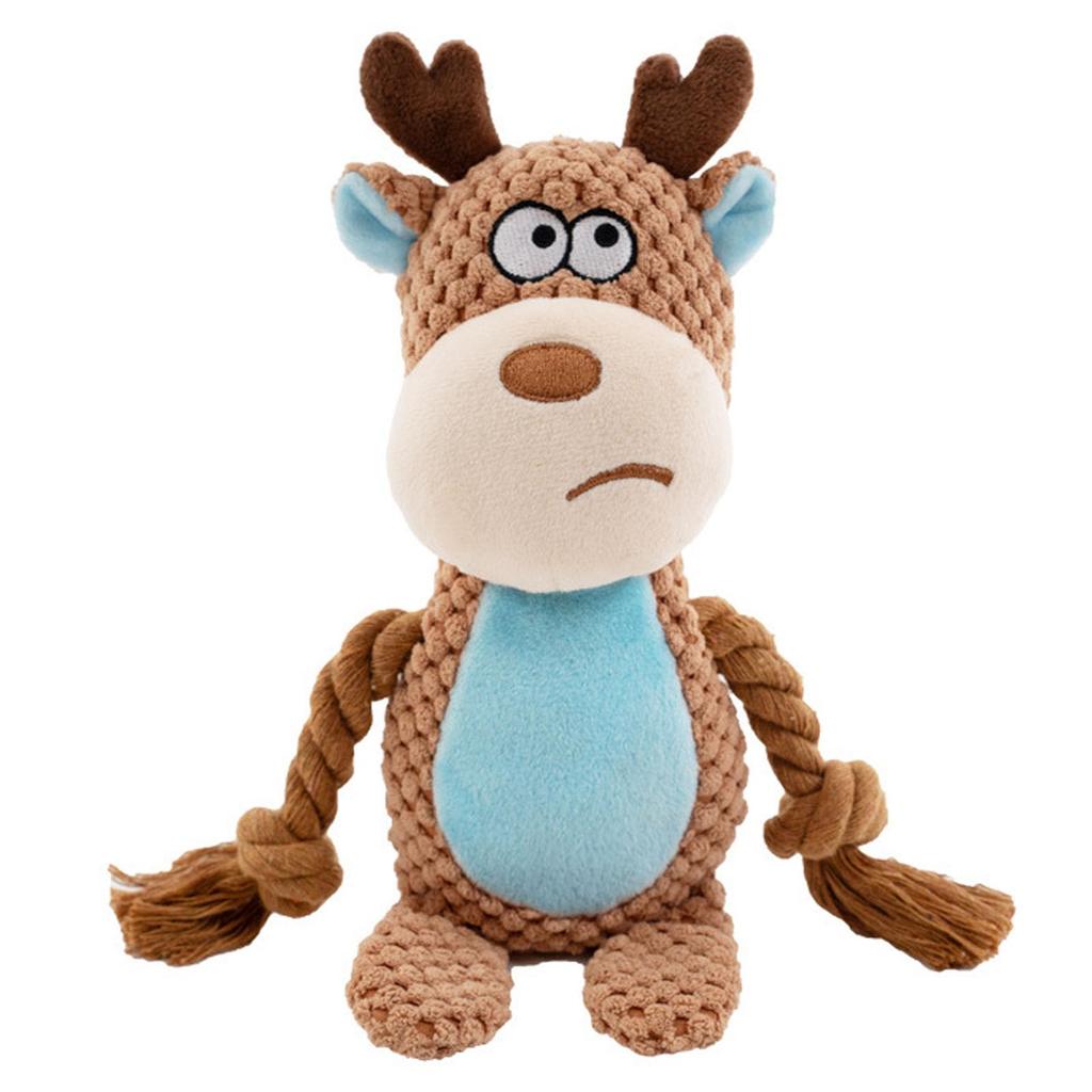 Pet Dog Plush Interactive Educational Toys for Medium and Large Dogs Toys, Sounds, Toys, Training, Small,