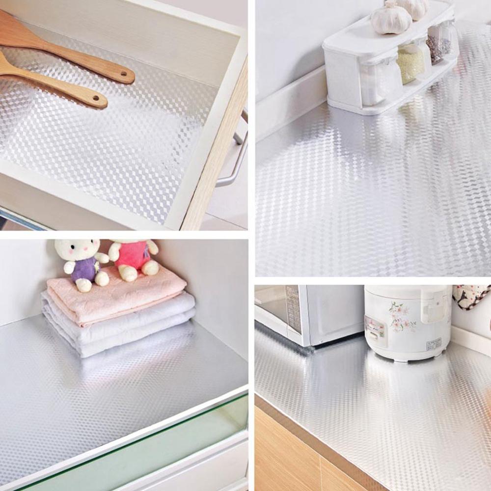 High-temperature Kitchen Anti-fouling Wallpaper Aluminum Foil Oil-proof Stickers Self-adhesive