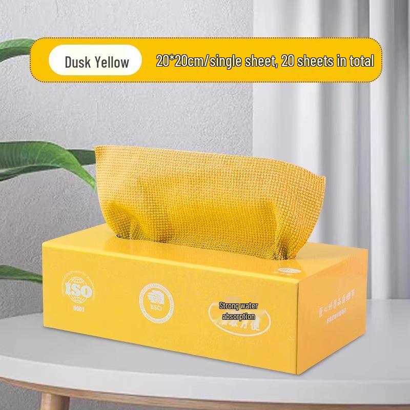 Reusable and Disposable Kitchen Dishcloths - Thick, Washable, Dual-Use Wet & Dry Scouring Pads