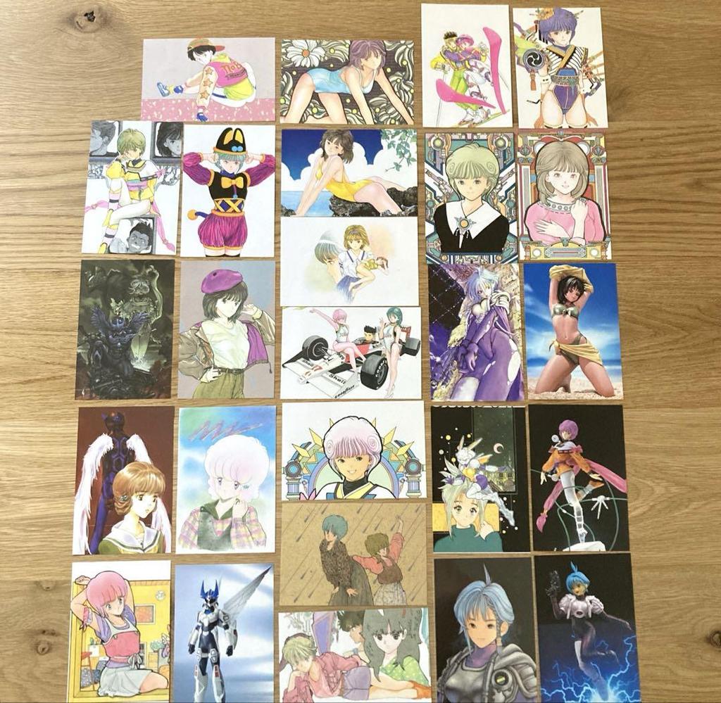 [USED] Masakazu Katsura Postcard Size Illustration Video Girl Wingman DNA Jump