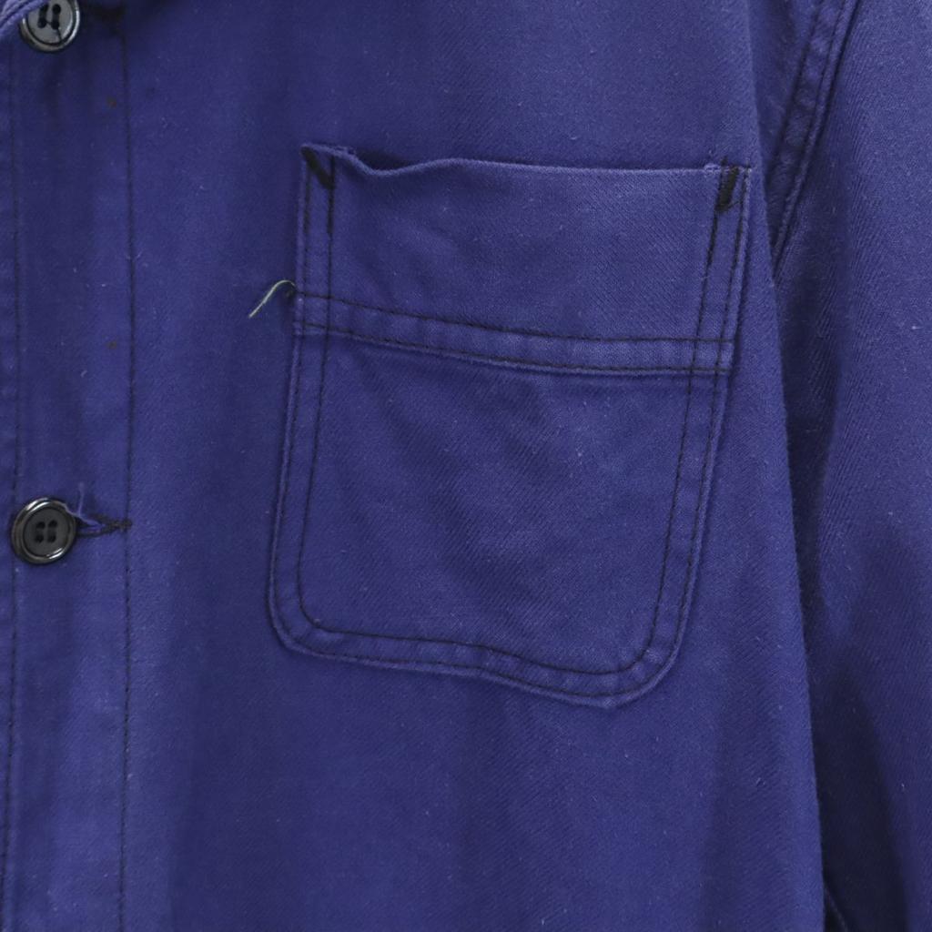 EURO WORK 70s vintage tailored jacket Navy system Men's Used