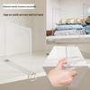 Transparent Acrylic Clothing Divider Shelf - Garment Storage Partition