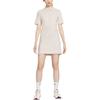 Nike Sportswear Short Sleeved Dress Women's Light Rosewood Umber/White HJ8149-104