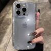 Luxury Shockproof Transparent Glitter Bling Phone Case for iPhone 17 Air 16 15 14 13 12 17 Pro Max Soft Bumper Clear Hard Cover