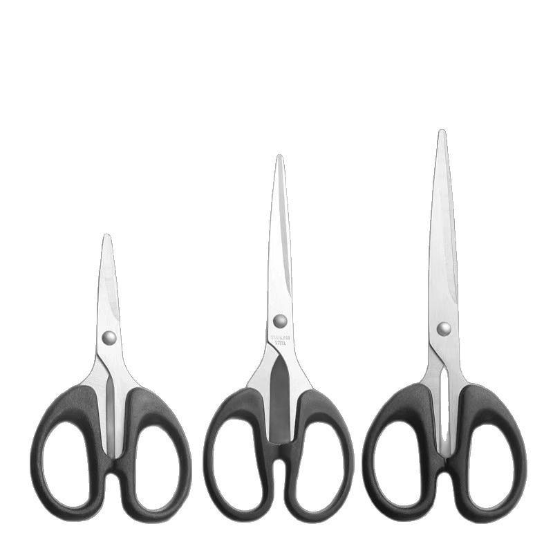 Stainless Steel Small Scissors for Paper Cutting - Ideal for Office, Household, and Kitchen Use