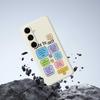 For Samsung Galaxy S24 FE Case Colored Sticky Notes Pattern Printing Straight Edge TPU Phone Back Cover