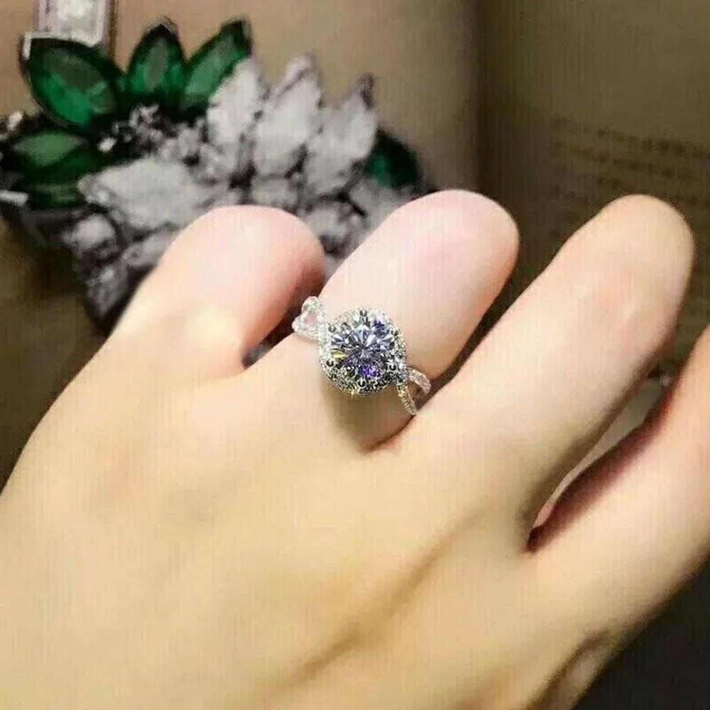 New Newest Wedding Bands Women's Rings with AAA CZ Temperament Female Engagement Proposal Accessories Eternity Trendy Zircon