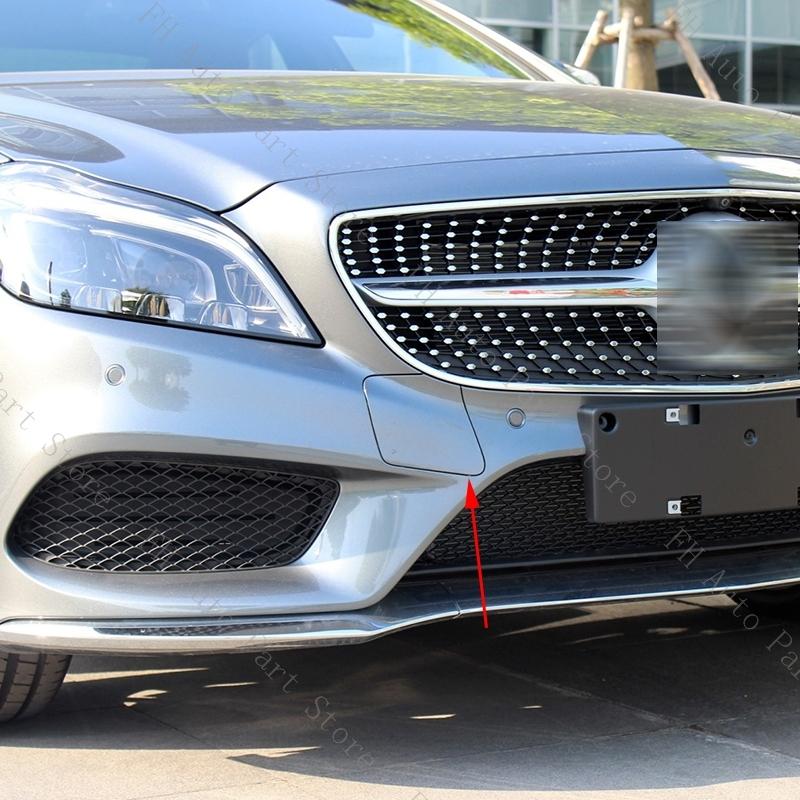 Per Mercedes-Benz W218 C218 Classe CLS CLS400 CLS550 2015 2016 2017 2018 Copertura Tappo Gancio di Traino Paraurti Anteriore Tappo Occhiello per Traino