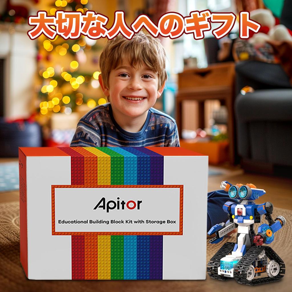 Apitor Robot a Foldable Programming Robot Kit for Features STEM Educational Building a Remote Control and Scratch a Educational Toy for Boys and Girls