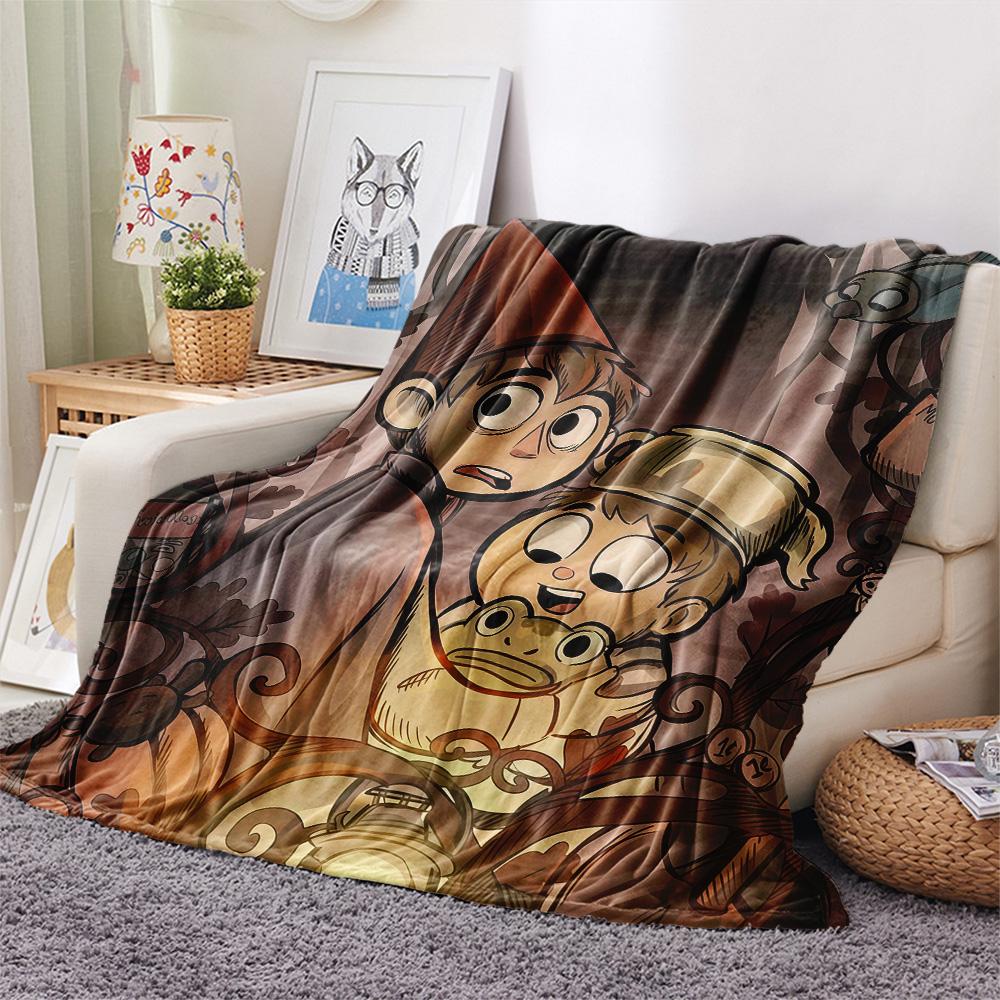 Over the Garden WallFlannel Blanket, High Quality Comfortable for All Seasons, Home Decor, Warmth and Comfort