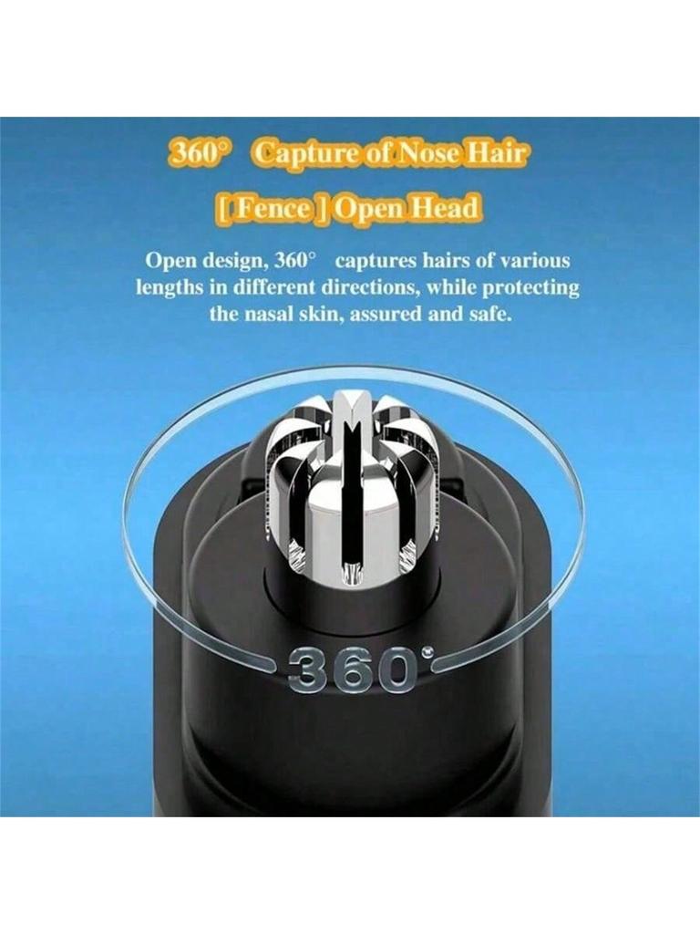 Electric Nose Hair Trimmer Portable Nose Ears Hair Eyebrow Trimmer for Men Rechargeable Nose Hair Trimmer