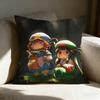 H-Hakumei And Mikochi ANIME Pillow Case Pillowcase, Double-sided Printed, Sofa Cushion, Bedroom Headboard Pillow