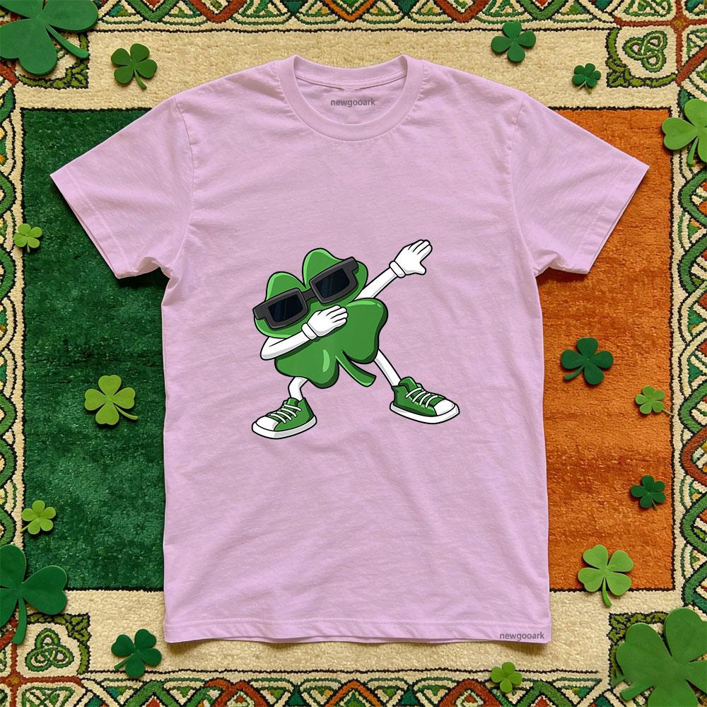 Saint Patrick Lucky Irish Green Retro T Shirt Man Cotton Classic Funny Festival Printed T Shirt Unisex Adult Party Tops