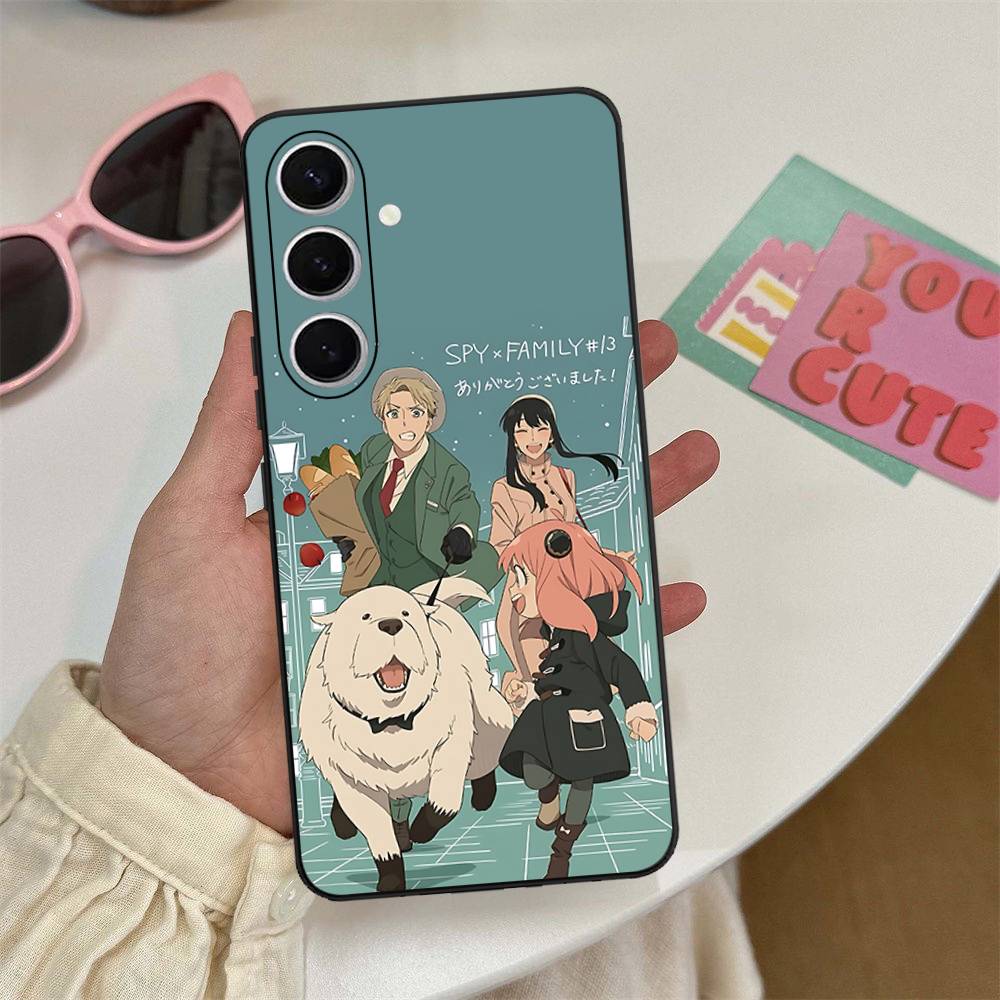 Classic Anime Spy X Family Phone Case For Samsung S 24 Fe 25 Ultra Plus 20 Lite 21 30 22 23 24 22 Ultra 5G Fundas