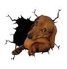 Animal Car Stickers Waterproof PVC Auto Scratch Occlude 3D Simulation Electrostatic Decal Car Window Home Decoration