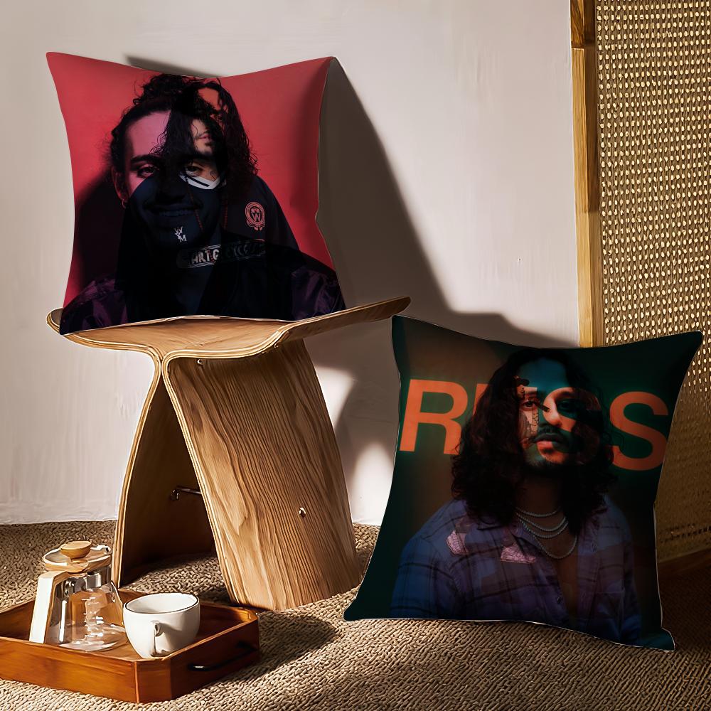 Demon Singer Rapper Rnb R-Russ Pillow Case Sofa Living Room Bedroom Headboard Backrest Cushion Square Cushion