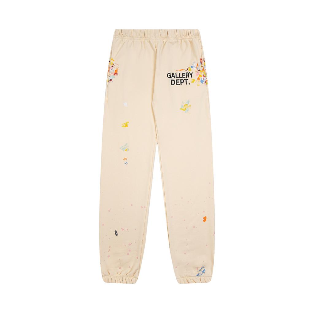 Cross-border Foreign Trade G D Splashing Ink Graffiti Casual Loose Trousers Splicing Couple Leggings Sweatpants Tide Men and Women the Same Style