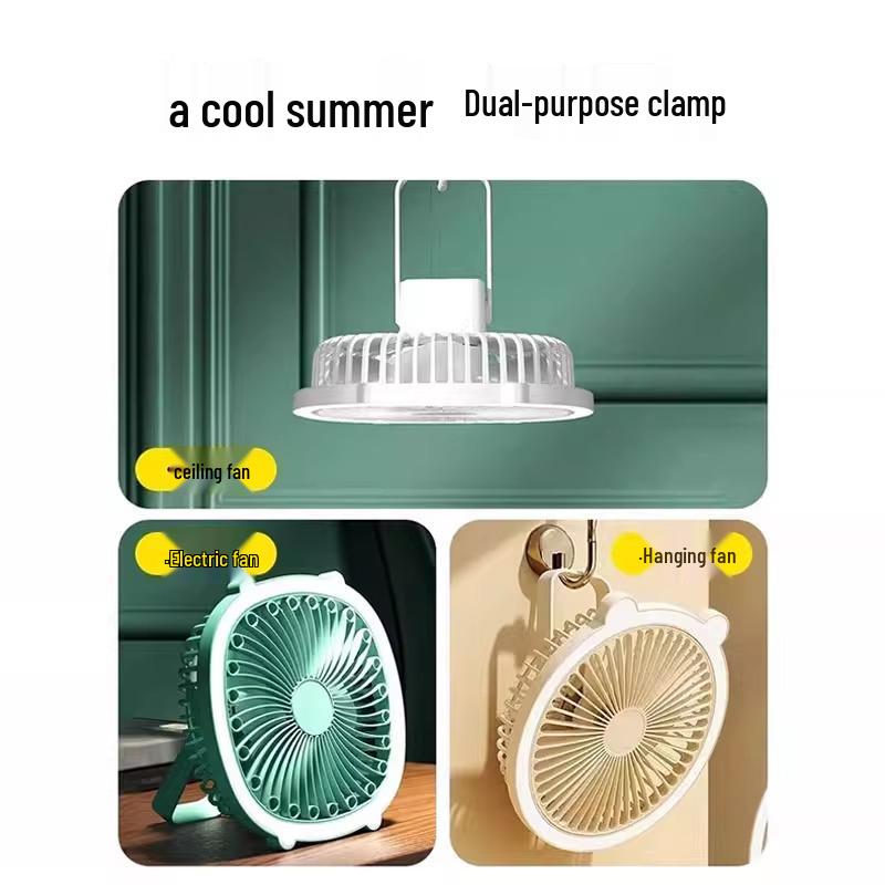 Silent Wall-Mounted Portable Fan for Kitchen and Bathroom