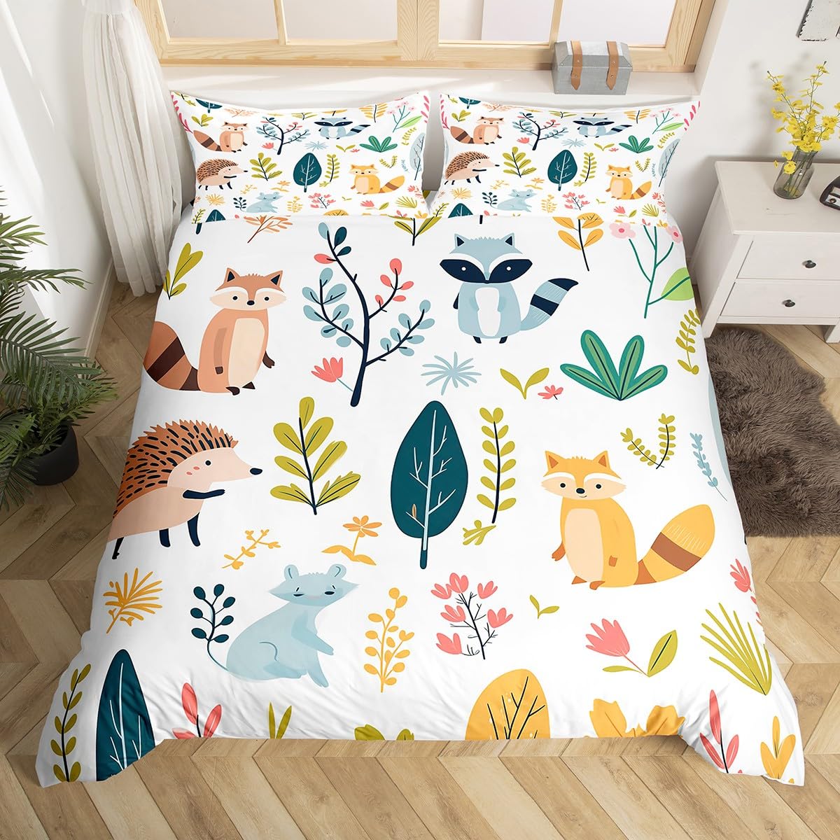 Милый пододеяльник с изображением белки — фото 11