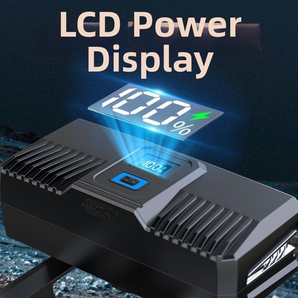 Solar Charging Bike Headlight Waterproof ABS Cycling Light New Handlebar Lamp Outdoor Riding