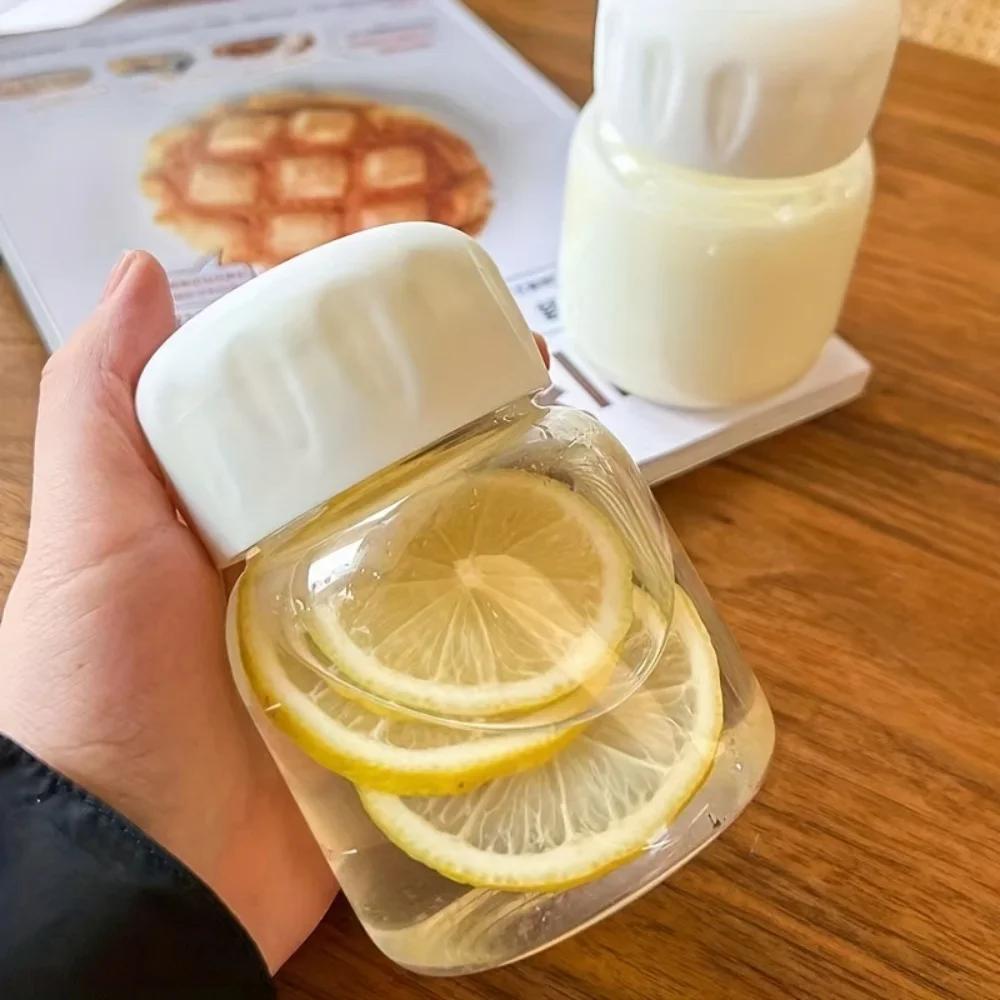 10.2oz Mini Water Bottle Plastic Clear Milk Cup Portable Reusable Drinking Cups Summer Drinkware Travel Outdoor Birthday Gifts