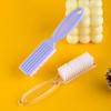 2Pcs Nail Brush Cleaning Remove Dust Powder Plastic Cleaner For Acrylic Uv Gel Nails Art Manicure Nail Care Accessories