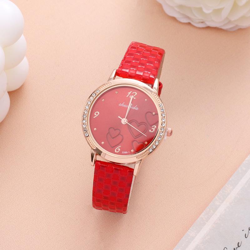 Diamond Love Women'S Watch Fashion Trend Belt Quartz Watch Women'S Light Luxury Niche Watch