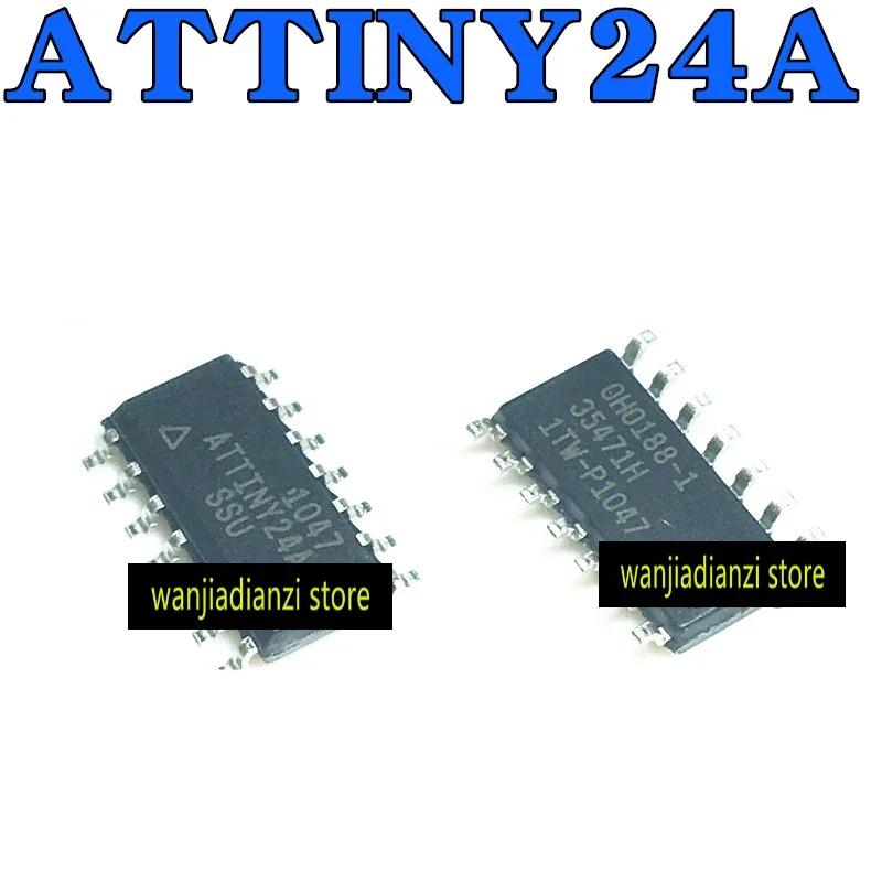 

5PCS original ATTINY24A-SSU SOP14 IC-MCU 8-bit microcontroller, 2 k flash IC chip, Microcontrollers eight 2 k flash IC chips чорний