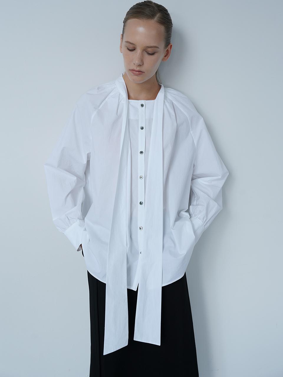 Raye Tania Tie Blouse (White)