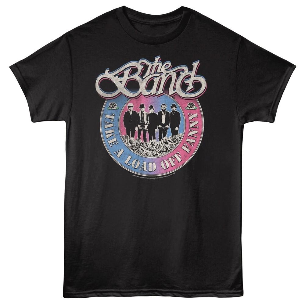 

THE BAND 60039;s T-Shirt Music TAKE A LOAD OFF FANNY New Official Black Cotton Unisex T-Shirt XL