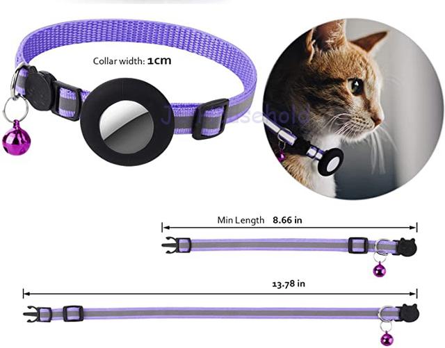 1PC für Apple Airtag Fall Hund Katze Glocke Kragen GPS Finder Leuchtende Schutzhülle für Apple Air Tag Tracker fall