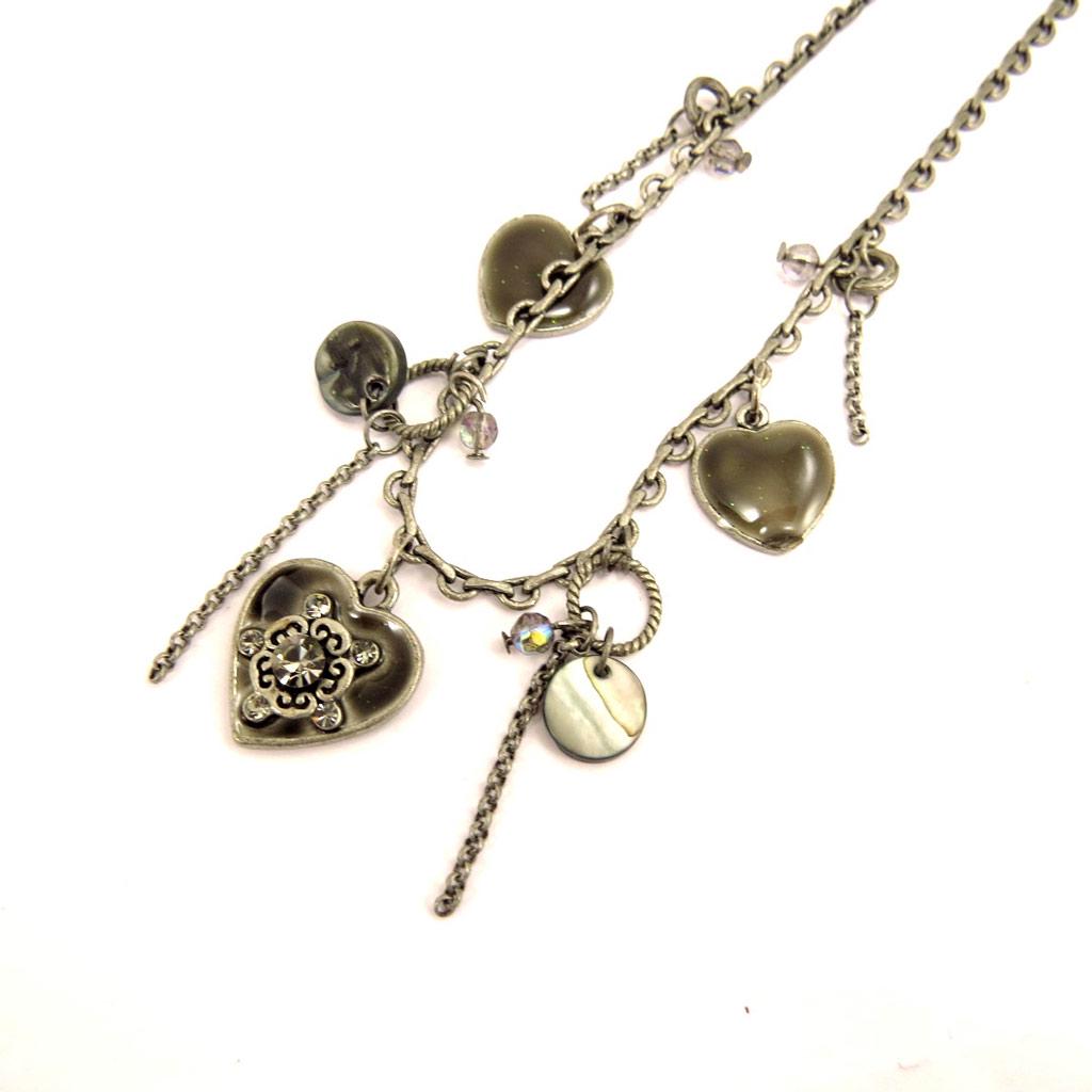 

Les Trésors De Lily [D7891] - Дизайнерское колье Phedre en Love Серое