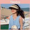 Top Open Chic Summer Uv Protection Sun Hat For Women Cotton Adjustable