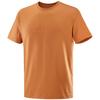 Soft Comfortable Fitting Simple Short Sleeve T-Shirt Men Tops Orange C25271
