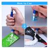 Painting Drill Pen Set Diamond Painting Light Pen Kit with 16 Replacement Pen Heads Storage Box for Nail Art DIY Crafts