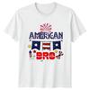 American Bro Fourth of July Holidays Unisexs T Shirt Unisexs Graphic Tee