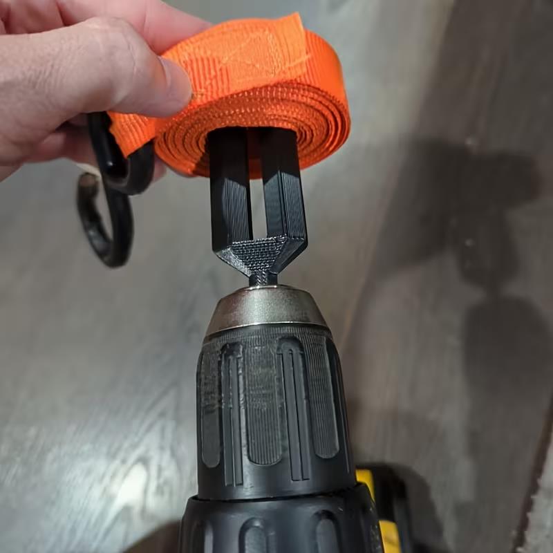 1pc Manual Ratchet Strap Winder, Fits 1.97" Straps, No Power, Portable, Durable Plastic