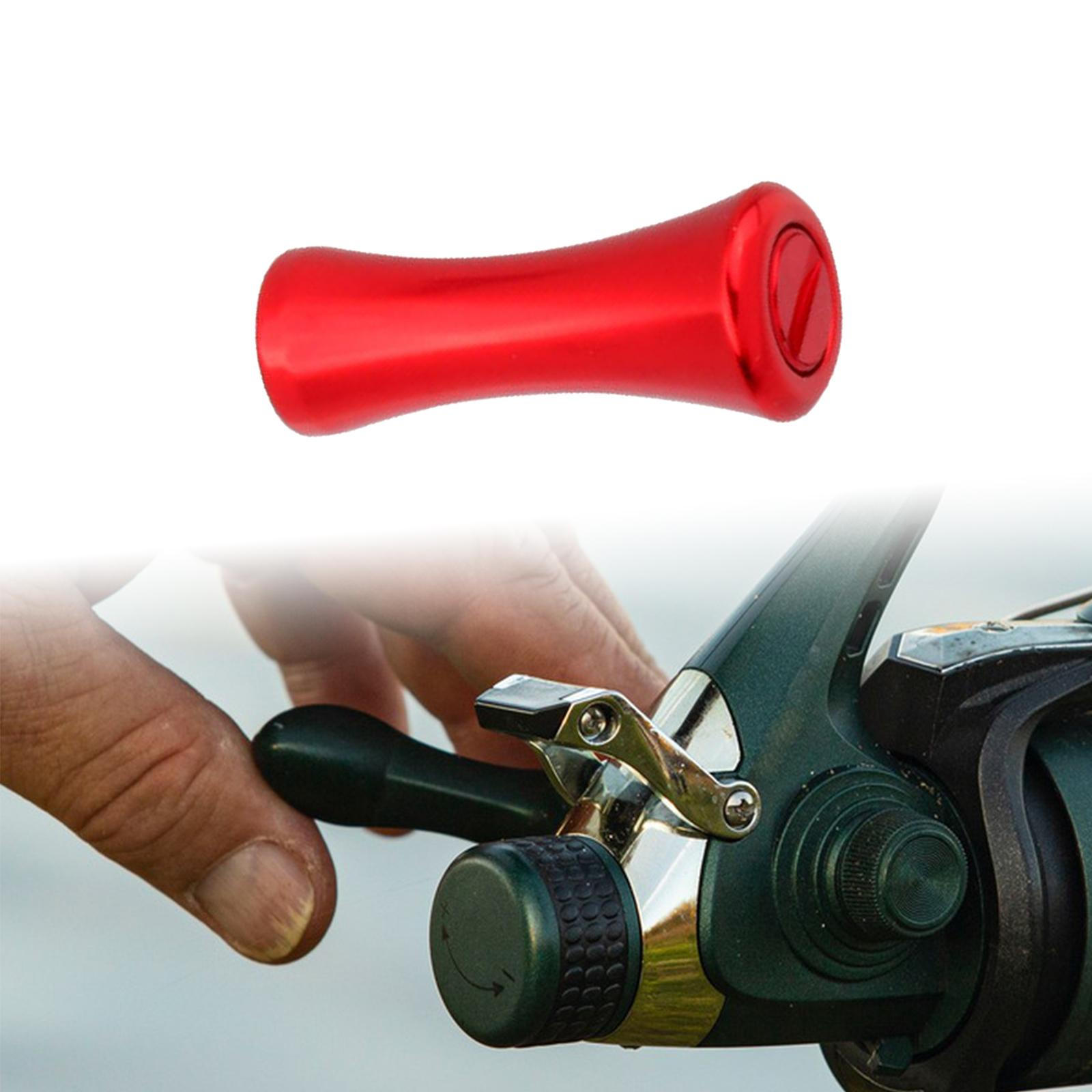 

Ручка катушки для рыбалки, ручка-кноб, алюминиевый сплав, легкий, для ремонта, прочная запасная часть, аксессуар, практичный красный