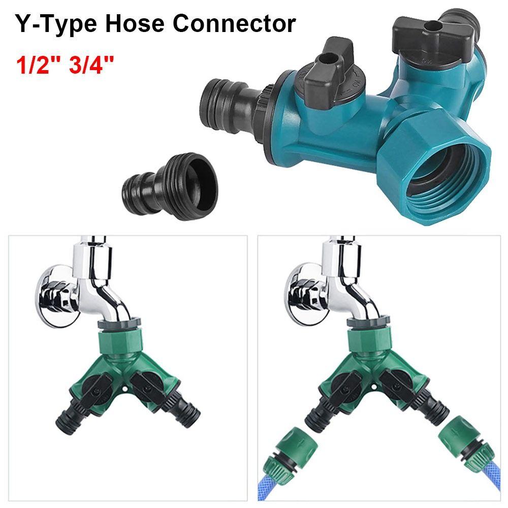 1Pcs Quick On/Off Garden Hose Connector for Landscaping Flower Planting Irrigation Watering