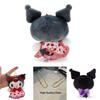 Peluche de Sanrio Kuromi Muñeco Relleno Figura Llavero Colgante Suave Apachurrable Regalo Para Niños
