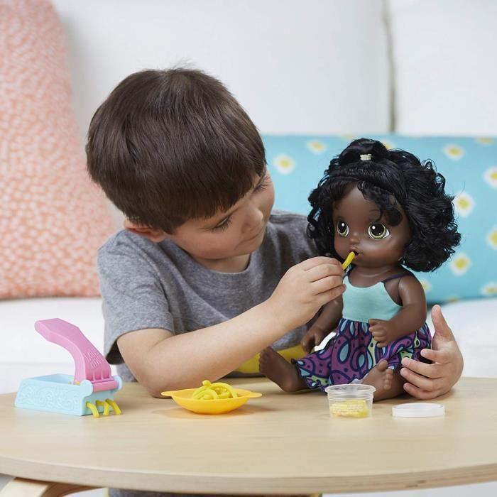 Poupon baby alive - miam miam les bonnes pâtes - fonctions électroniques - cheveux noirs