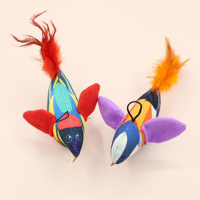 New Cat Toys, Cat Teaser Sticks, Electric Simulation Chirping Birds, Plush Cats, Mint Cat Supplies