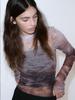 KIJUN Deer Mesh Top Multi